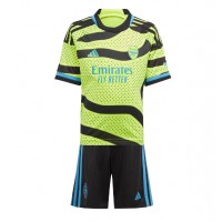 Camisa de Futebol Arsenal Equipamento Secundário Infantil 2023-24 Manga Curta (+ Calças curtas)